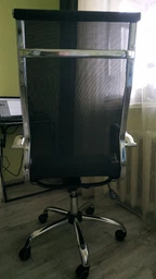 Кресло офисное AMF Slim Net HB (XH-633) черный (механизм Tilt/металл/ткань сетка) (512065)