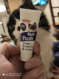 Паста Beaphar Malt Paste для выведения шерсти из желудка у кошек 25 г (14000) (8711231140008) фото от покупателей 4