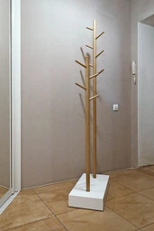 Офисная вешалка Fenster Амарант Белый-чёрный фото от покупателей 4