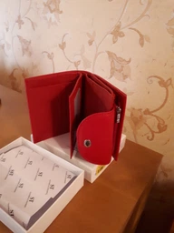 Гаманець жіночий ST Leather із натуральної шкіри горизонтальний чорний для прав (bg184fash11) фото від покупців 12