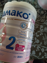 Суха адаптована суміш MAMAKO 2 Premium на основі козячого молока з олігосахаридами грудного молока 6-12 місяців 800 г (8437022039091) фото від покупців 5