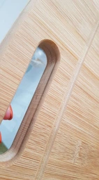 Дошка обробна Fissman Bamboo Eco 49 х 41 см бамбукова з двома ручками (32316876) фото від покупців 3