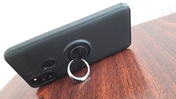 Чехол TPU Ring для Samsung Galaxy M30s / M307F бампер накладка с подставкой Red