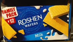 Упаковка вафель Roshen Wafers Какао-молоко 216 г х 16 шт (4823077632112) фото от покупателей 2