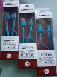 Кабель Logan USB-A 2.0 - microUSB 1 м Black (EL117-010BK) фото от покупателей 16