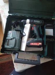 Аккумуляторная дрель-шуруповерт Metabo BS 18 L (602321500)+2АКБ Li-Power (18V 2x2Ah+зарядное устройство SC 30+metaBOX 145 фото от покупателей 5