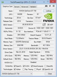Відеокарта Inno3D GeForce GT 730 1GB (N730-1SDV-D3BX) GDDR3 64bit