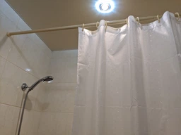 Шторка для ванної кімнати Polyester RICCO біла 180х200 см, Spirella 10.43814 фото від покупців 4