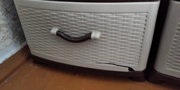 Пластиковый комод на 4 яруси Efe plastics "Стиль" коричневий 90х37х48 см фото от покупателей 13