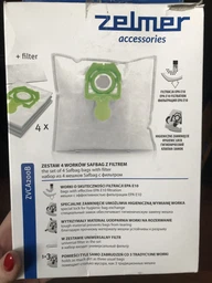 Набір мішків ''SAFBAG'' (4шт) для пилососа Zelmer \ Bosch (494120.00) фото від покупців 1