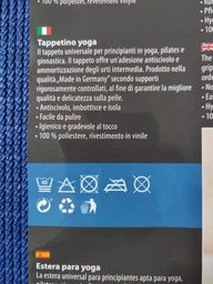 Килимок для йоги Friedola Basic 60x180x0.4 см Фіолетовий (74013)