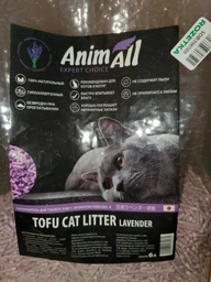 AnimAll Tofu наповнювач соєвий 6 л - лаванда фото від покупців 12