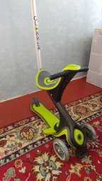 Самокат Globber EVO Comfort Lights 5 в 1 3 колеса з підсвіткою до 20/50 кг 1+ Зелений (4897070182813) (459-106) фото від покупців 2