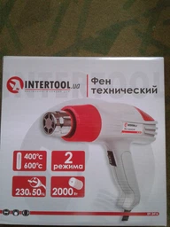 Фен будівельний Intertool DT-2416 2000 Вт фото від покупців 14