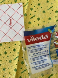 Салфетки Vileda All Purpose Cloths Универсальные 3 шт (4003790025419) фото от покупателей 2