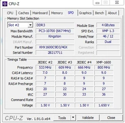 Оперативная память HyperX DDR3-1600 4096MB PC3-12800 Fury Black (HX316C10FB/4) фото от покупателей 4
