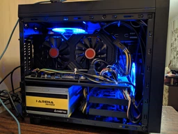 Корпус Chieftec GAMING CUBE CI-01B-OP mATX, без БЖ, Black фото от покупателей 16