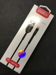 Кабель синхронізації Intaleo CB0 Lightning 0.2 м Black-Grey (1283126495618) фото від покупців 5
