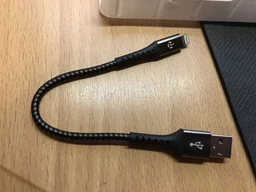 Кабель синхронізації Intaleo CB0 Lightning 0.2 м Black-Grey (1283126495618) фото від покупців 6