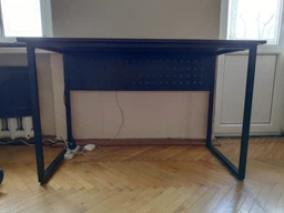 Компьютерный стол Ferrum-decor Майк 75x140x60 черный ДСП Белое 16мм фото от покупателей 16