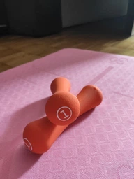 Гантелі неопренові LiveUp Neoprene Dumbbell 2х1 кг пара Orange (LS2002-B1) фото від покупців 5