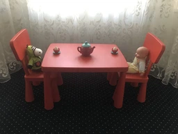 Стол детский IKEA MAMMUT белый 503.651.77