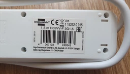 Удлинитель Brennenstuhl Eco-Line на 3 розетки ,немецкое качество , 3500W, 16A, кабель 1.5 м, с выключателем фото от покупателей 3