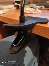 Держатель для телефона металлический Lazy Holder гибкий с креплением на стол Черный (5801829)