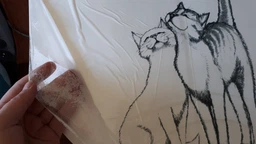 Коврик под миски для собак и кошек Trixie Pussy Cat 40 x 30 см (4011905245409) фото от покупателей 10