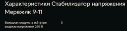 Стабілізатор напруги Мережик 9-11
