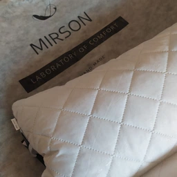 Подушка ортопедическая MirSon Deluxe Eco Silver 181 Средняя 50x70 см (2200000398529) фото от покупателей 11