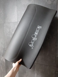 Коврик для фитнеса YogaLife NBR (Extra Soft) 10 мм серый (однослойный спортивный каремат, мат для йоги, пилатеса) фото от покупателей 9