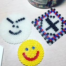 Набір малих полів для термомозаїки Hama Midi 5+ Круг, квадрат і шестикутник (4451)