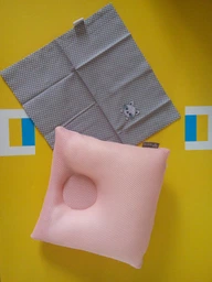 Подушка дитяча IDEIA Papaella 25x26x8 — D-7,5 ортопедична сіра