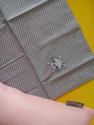 Подушка дитяча IDEIA Papaella 25x26x8 — D-7,5 ортопедична сіра фото від покупців 1