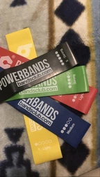 Набір фітнес гумок Bandsclub Power Mini (5 штук) еспандери для спорту фото від покупців 17