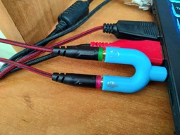 Спліттер Y-типу для гарнітур BTB AUX Splitter 3.5 мм джек для ноутбука з 1 гніздом
