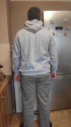 Худи утепленное мужское Gildan Heavy gi18500bl 5XL Черное (5000000088872) фото от покупателей 1