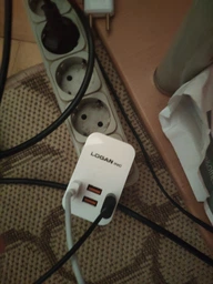 Сетевое зарядное устройство Logan Quad USB Wall Charger 5V 4A CH-4 Orange