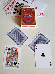 Карти гральні покерні пластикові Duke Casino DBW 54 карти 87х62 мм (DN30765) фото від покупців 4