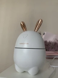 Зволожувач повітря і нічник 2в1 Humidifiers Rabbit SA кролик білого кольору