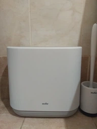 Відро для сміття MBM HOME вузьке BP-14 WHITE/BLACK пластикове біле/чорне