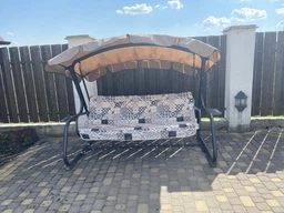 Комплект подушок для гойдалки eGarden Orfeo 180x110x6 бежевий тент 120x210