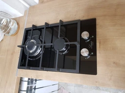Варочная поверхность газовая Luxor PGM BK 320 Prof + надежное покрытие легкого ухода, черный фото от покупателей 7