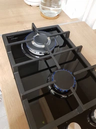 Варочная поверхность газовая Luxor PGM BK 320 Prof + надежное покрытие легкого ухода, черный фото от покупателей 8
