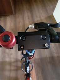 Дитячий двоколісний самокат Scale Sports SS-08 з ручними гальмами та переднім амортизатором, Жовто-блакитний