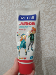 Гель-паста для дітей Dentaid Vitis Junior 75 мл (8427426052765) фото від покупців 15