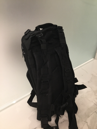 Рюкзак тактический B02, 20л (43х24х22 см), Черный фото от покупателей 9