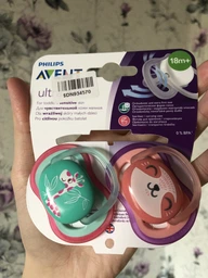 Силіконова пустушка philips avent ultra air 18+ міс для дівчаток 2 шт (scf349/12) (8710103896173) фото від покупців 5