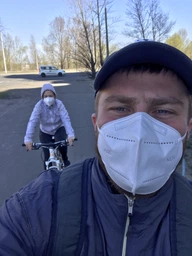 Респіратор KN95 багаторазовий чотиришаровий з регулюванням FFP2 Білий (M5995) фото від покупців 16